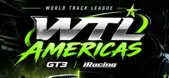Arte oficial do campeonato WTL Américas — GT3 · iRacing